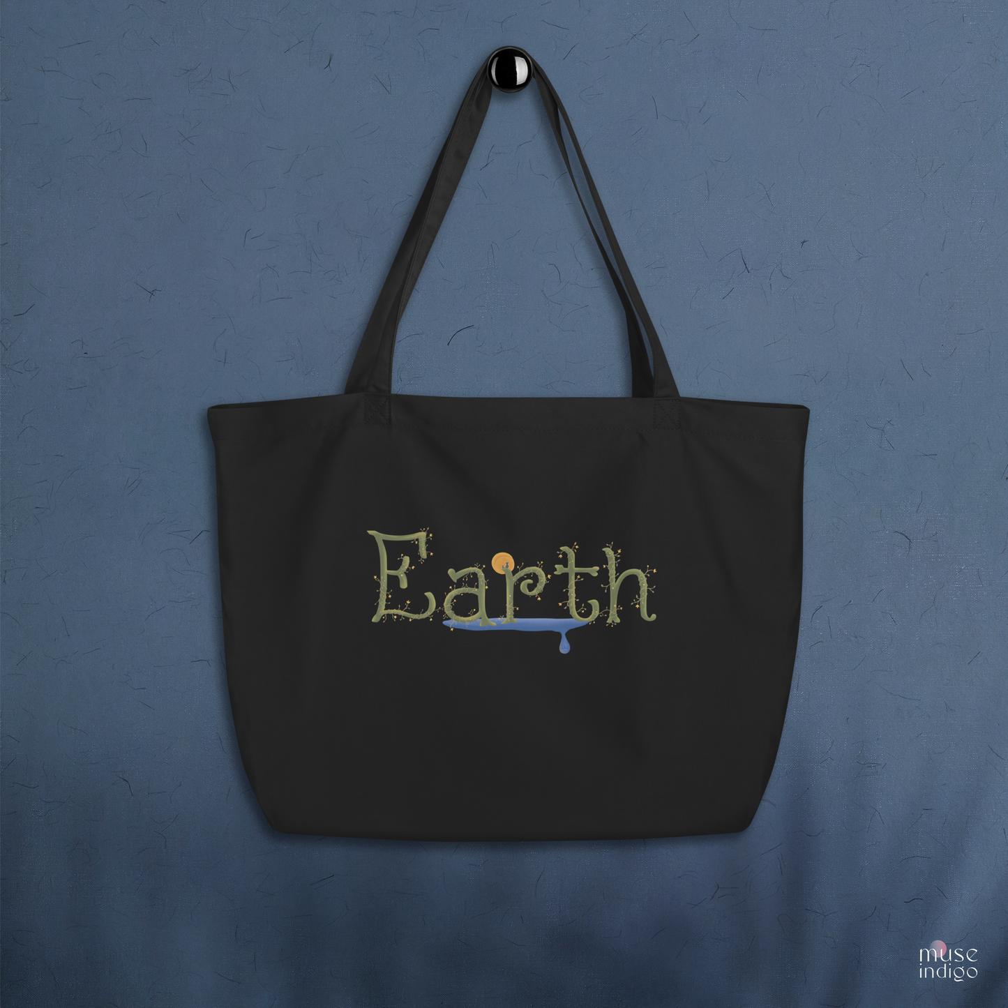 Earth love Large Organic Tote Bag