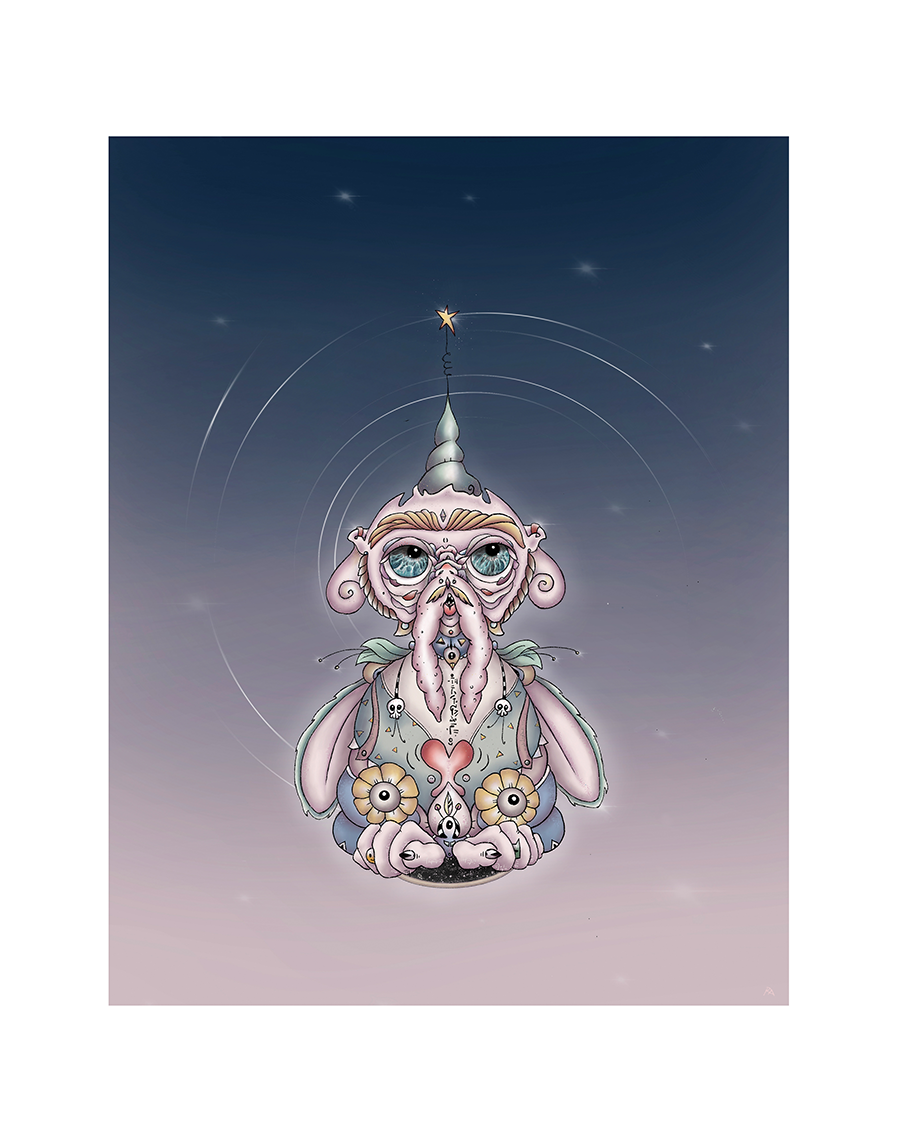 BWOBEKE. The Nephew from the SiriusLi collection. Art Print