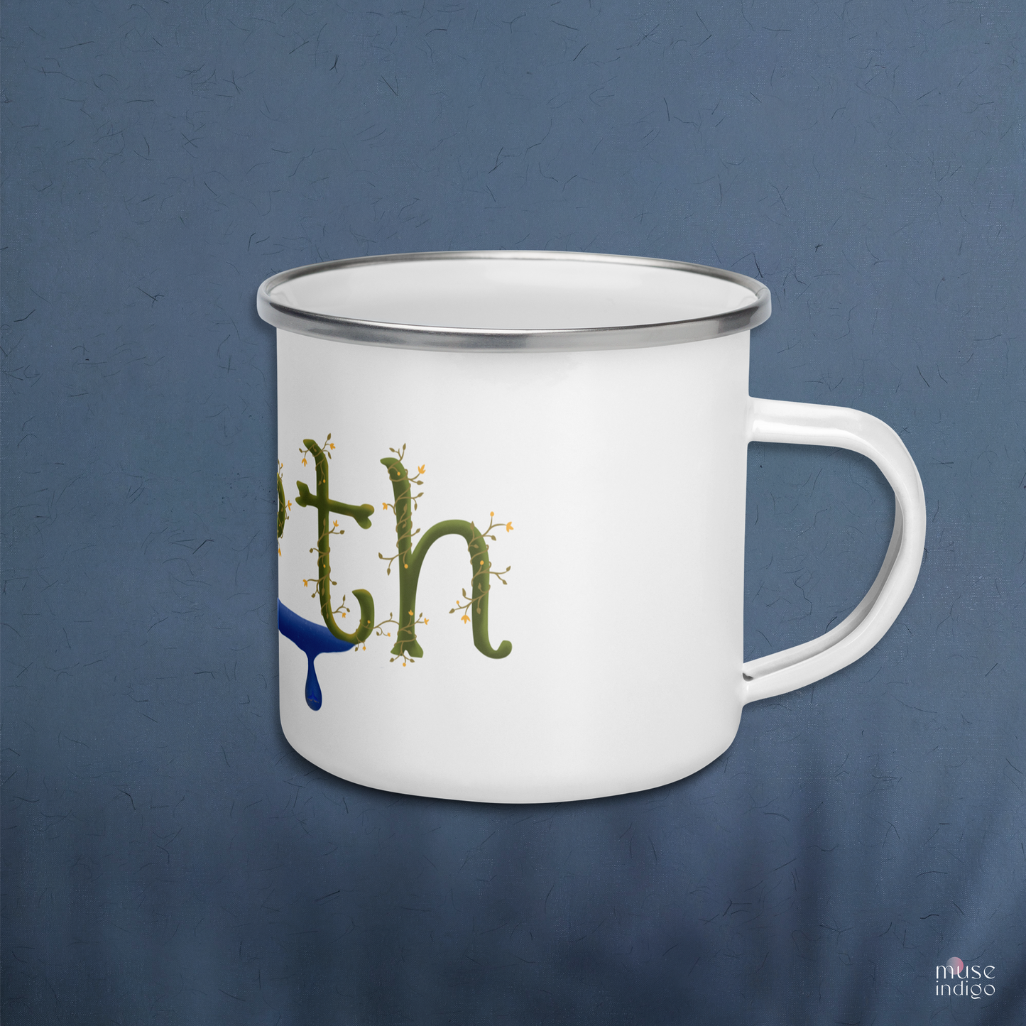 Earth Love Enamel Mug