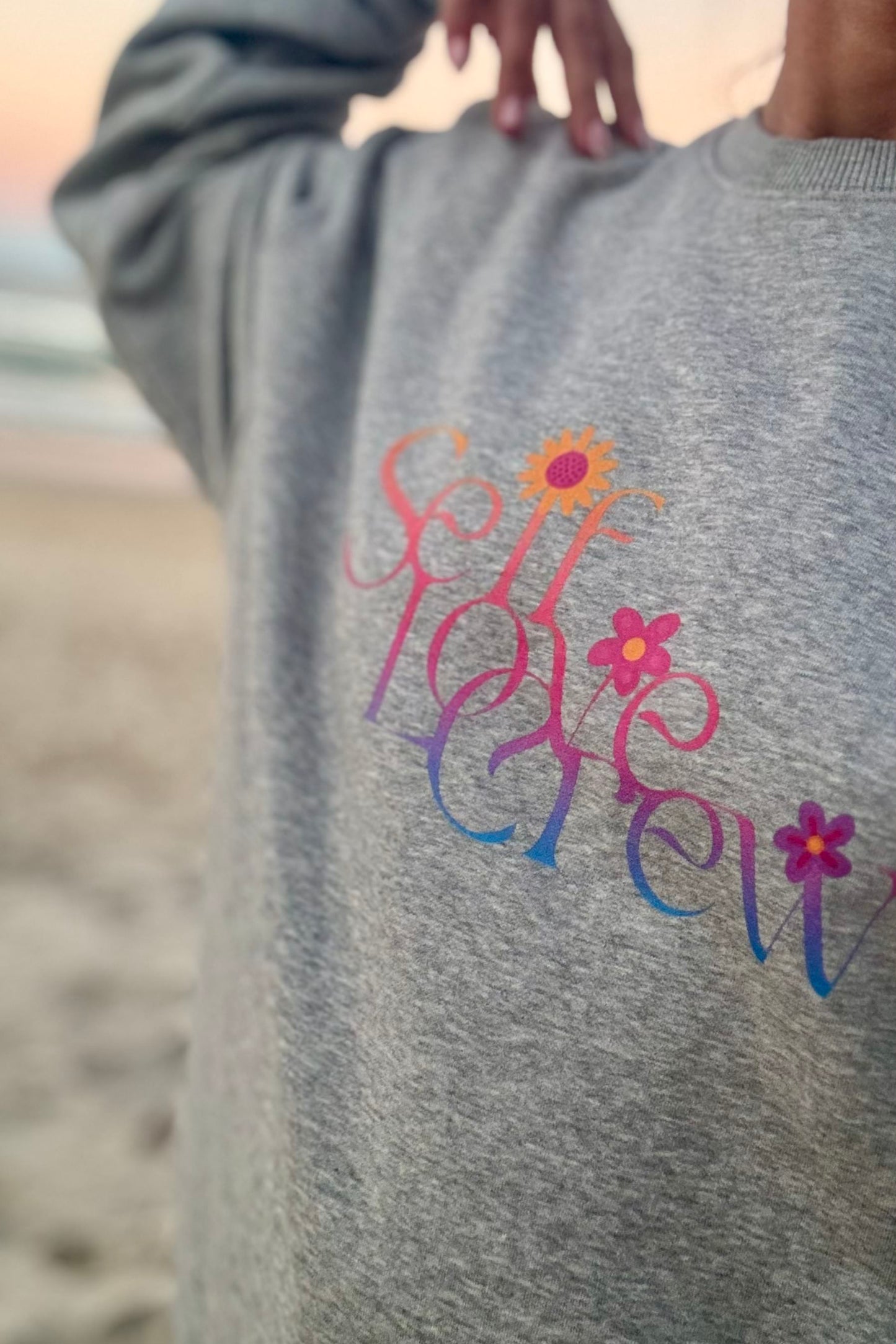 Self-Love Crew Organic Oversized Sweatshirt