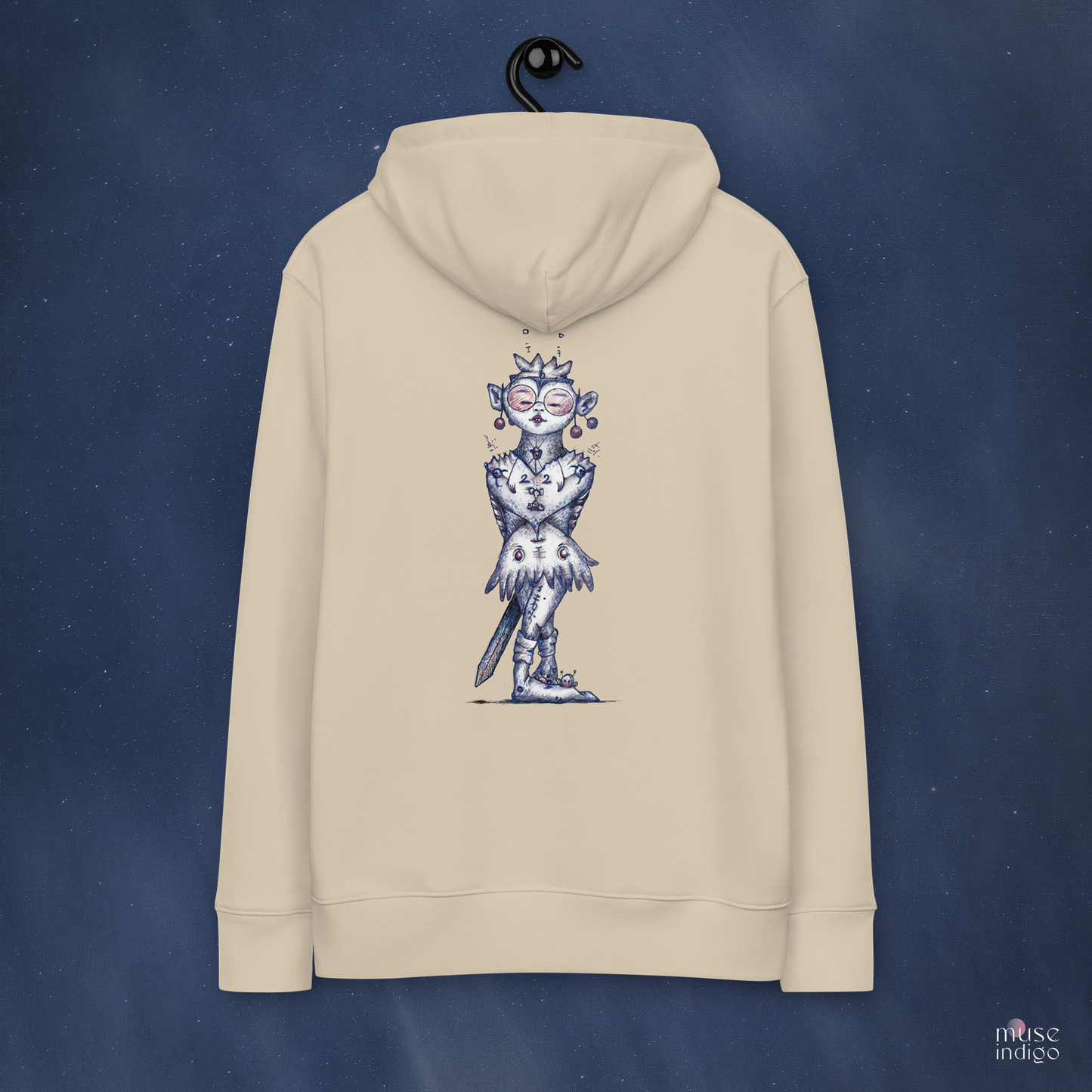 Maya; Queen of Her Castle Organic Hoodie