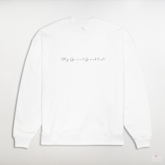 My Spirit Sparkles Organic Oversized Sweatshirt